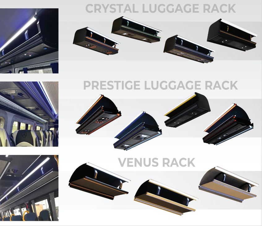 Overhead Luggage Racks
