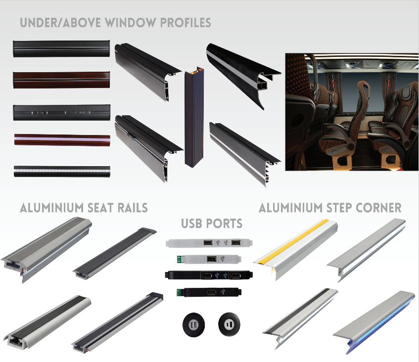 Rails, Profiles & USB Ports